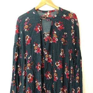 Free People floral tunic/ dress